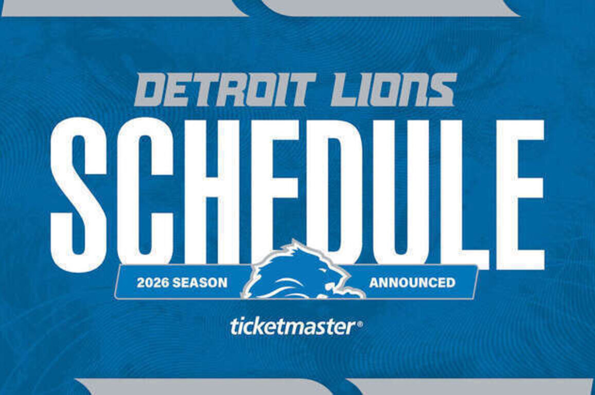 Lions announce 2026 schedule
