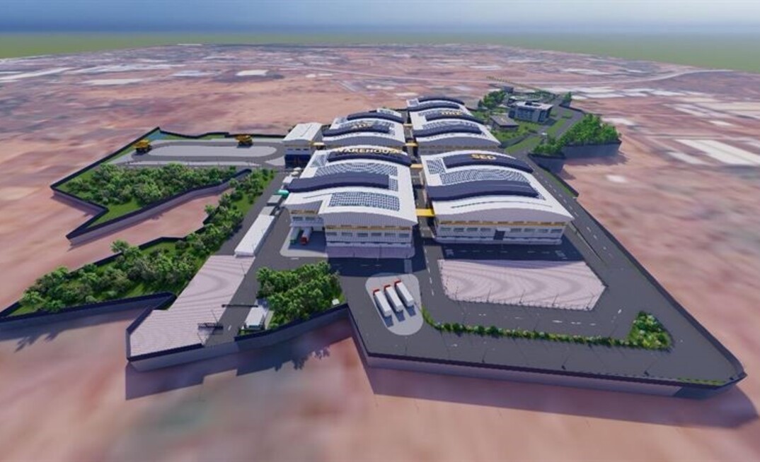 A rendering of Epiroc's new facility in Nashik, India