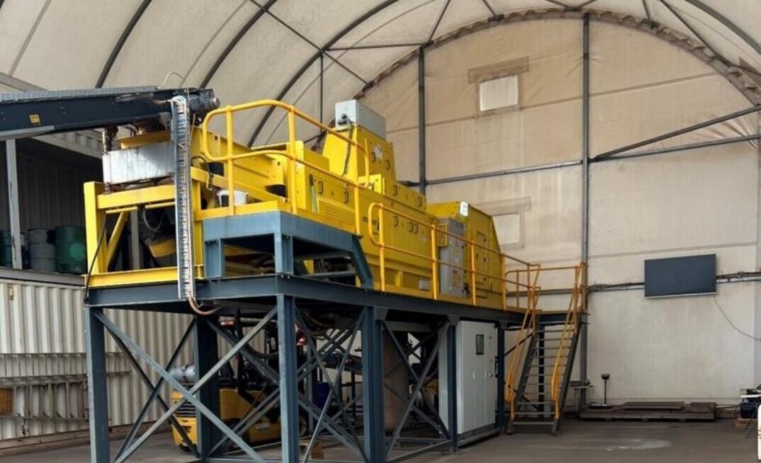 A Steinert ore sorter used in testwork for Burmeister.