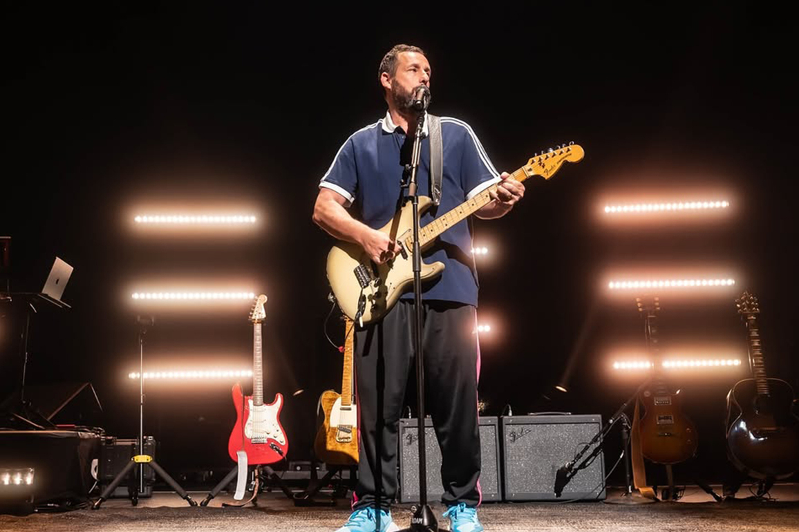 Adam Sandler reacts to buzz around his first Oscar nomination for 'Jay Kelly'