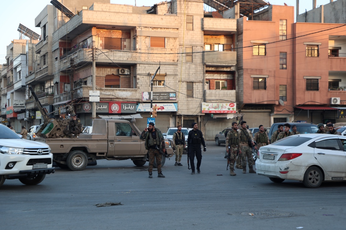 SYRIA-HOMS-SECURITY-DEPLOYMENT