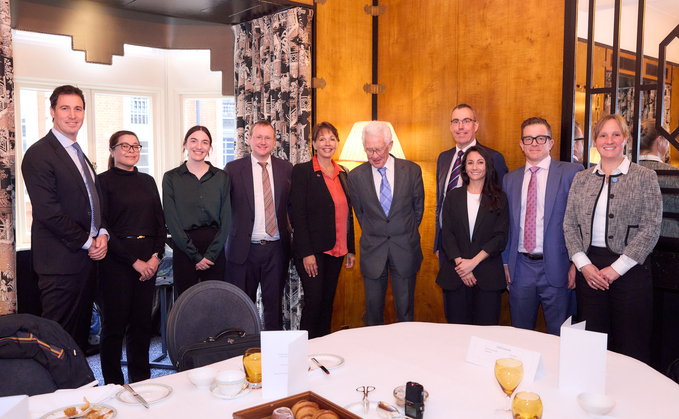 From left: TCW managing director of international distribution Alex Lennon-Smith; WTW investments director Hanna Wan ; XPS Group investment consultant Emma Coleman; Van Lanschot Kempen Investment Management client director of fiduciary management and institutional solutions Jonathan Craddock; PAN Trustees partner and deputy chair Lynne Stewart-Brindle; BESTrustees president Alan Pickering; PP editor Jonathan Stapleton (chair); TCW vice-president for fixed income Malea Figgins; TCW managing director and co-head of global securitized Peter Van Gelderen; and Universities Superannuation Scheme Investment Management head of asset-backed securities Janet Oram .