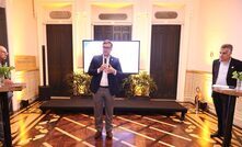 Pablo Cesário (c), diretor-presidente do Ibram no lançamento da Exposibram 2027 