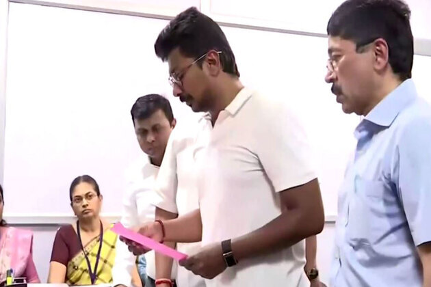 "Will create history this time": Udhayanidhi Stalin files nomination as DMK candidate for Chepauk-Thiruvallikeni seat