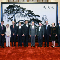 CHINA-BEIJING-WANG YI-U.S.-CHINA BUSINESS COUNCIL-BOARD OF DIRECTORS-DELEGATION-MEETING (CN)