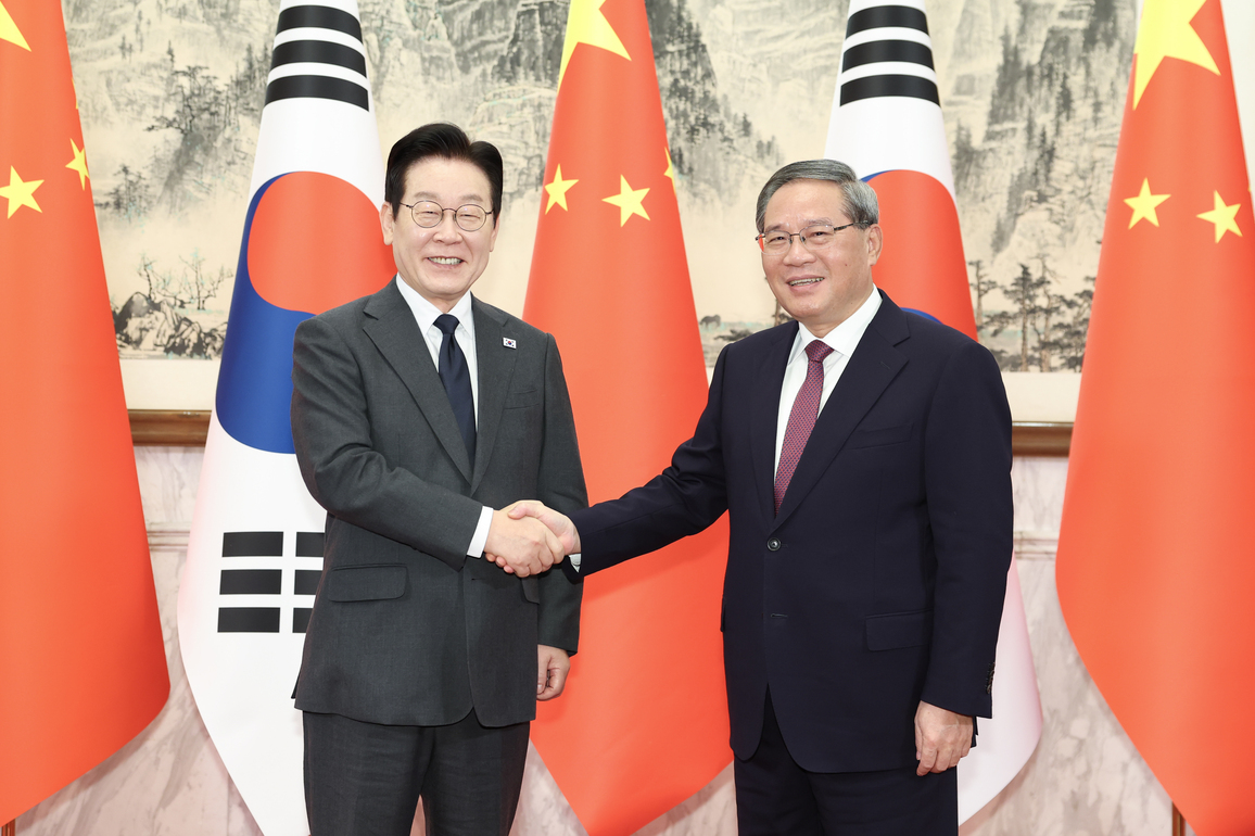 CHINA-BEIJING-LI QIANG-ROK-LEE JAE MYUNG-MEETING (CN)