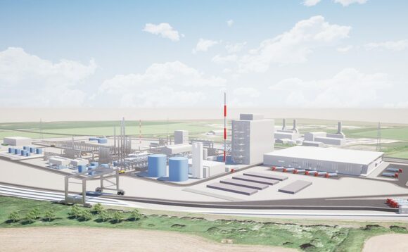 An artist's impression of the planned Immingham plant / Credit: Velocys