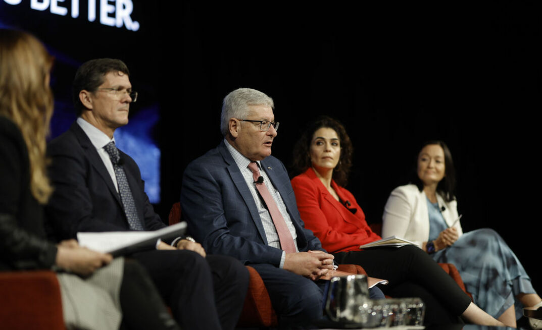 Paolo de Souza (left), David Parker, Tzila Katzel and Agata Carrabs.