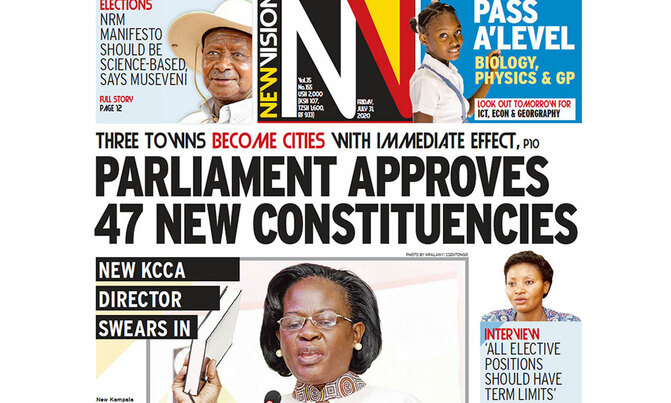 What to expect in the New Vision - July 31 What to expect in the New Vision - July 31