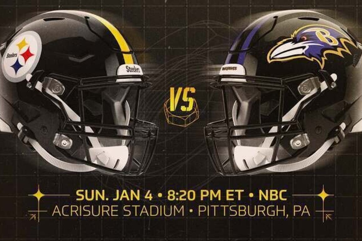Steelers-Ravens Week 18 game time announced