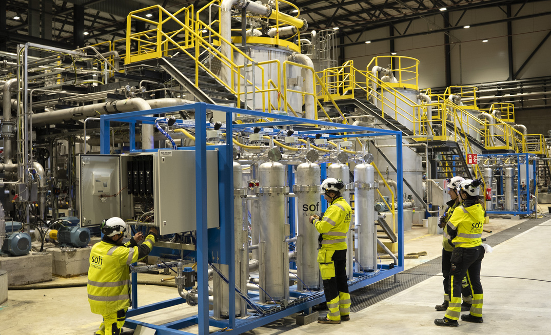 Sofi Filtration's system in action