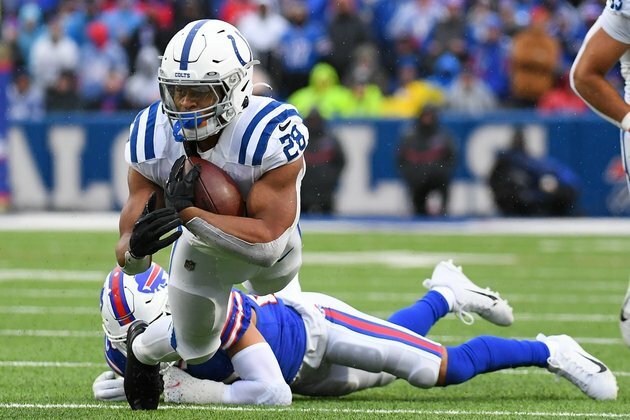 Jonathan Taylor's record day helps Colts dismantle Bills