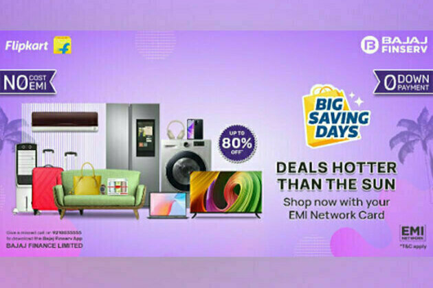 Flipkart Big Savings Days - Get Exciting Offers with No Cost EMI Offers on Bajaj Finserv EMI Network Card
