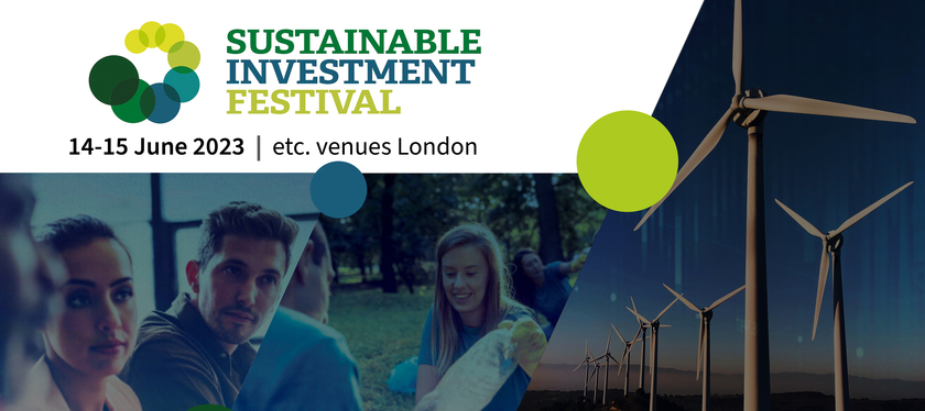 Register now: First speakers for the Sustainable Investment Festival 2023 announced