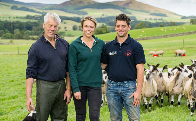 Left to right: Malcom Thornborrow, Marian Porter and Gary Thornborrow.