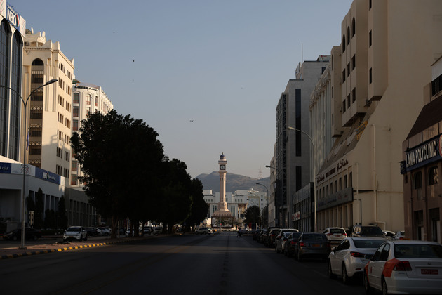 OMAN-MUSCAT-STREET VIEW-IRAN-U.S.-TALKS