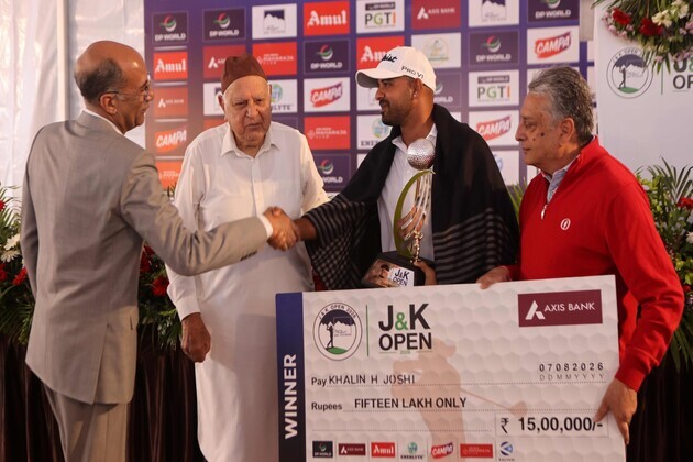Khalin Joshi wins J&K Open 2026, dominating by nine shots for his second title of the season