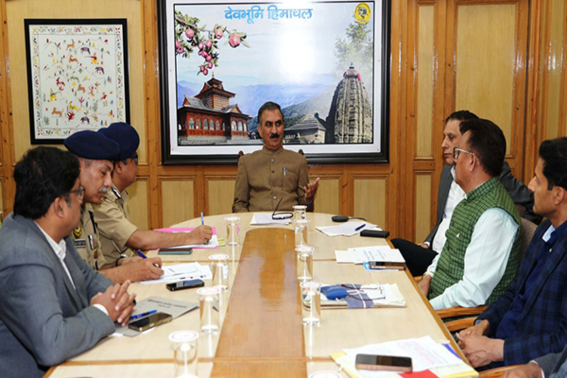 Himachal Pradesh CM chairs high-level meeting, congratulates Armed Forces on Operation Sindoor success