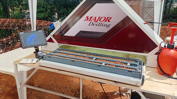 Major Drilling’s drillside imaging unit on location at G Mining Ventures Corp.’s Tocantinzinho gold project in Brazil
