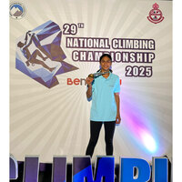 14-year-old Amieyra Khoslla wins gold at 29th National Climbing Championship 2025