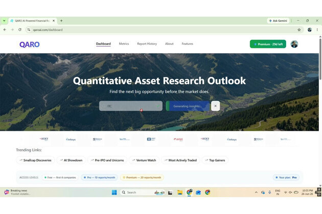 The Future of FinTech: Inside the AI Engine Replacing Manual Stock Research Meet QARO AI