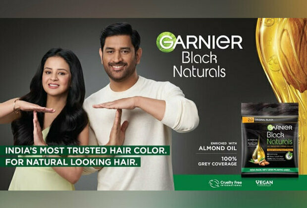 Garnier Black Naturals Teams up with MS Dhoni and Sakshi Singh Dhoni to Build the New Symbol of 'T'rust