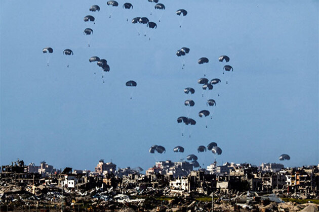 IDF says seven countries coordinate humanitarian airdrop for Gaza residents
