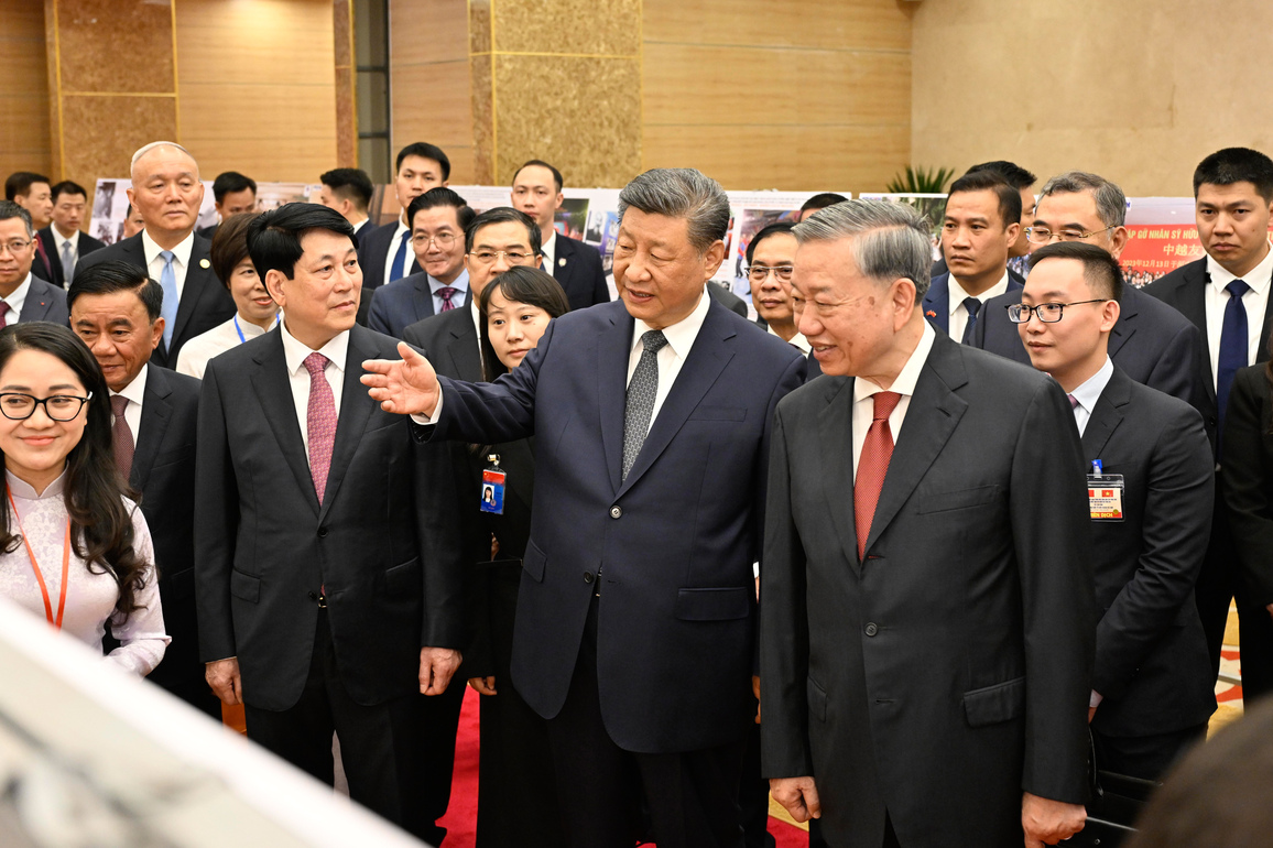 VIETNAM-HANOI-CHINA-XI JINPING-TO LAM-LUONG CUONG-CHINESE & VIETNAMESE PEOPLE'S FRIENDSHIP MEETING