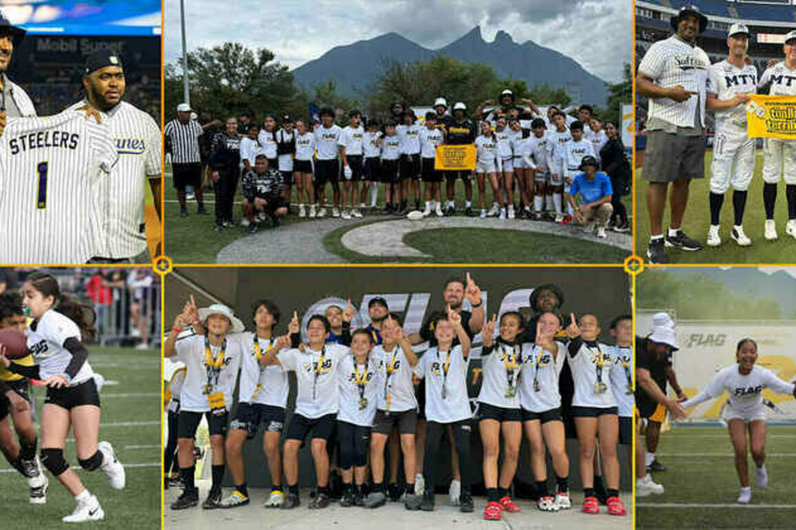 Flag football on display during Steelers trip to Mexico