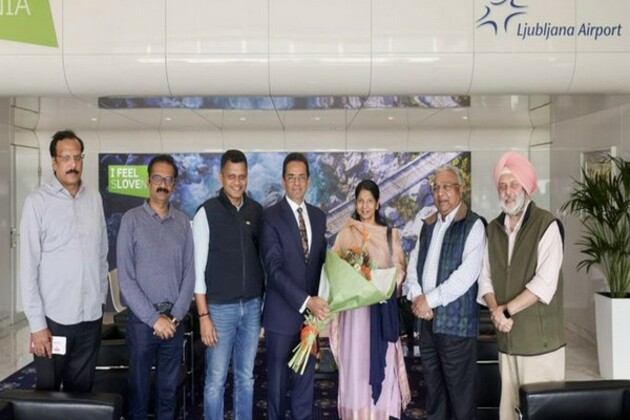 "Taking Bharat's message to world": All-party delegation arrives in Slovenia