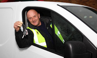 Stan's the man in his brand-new van