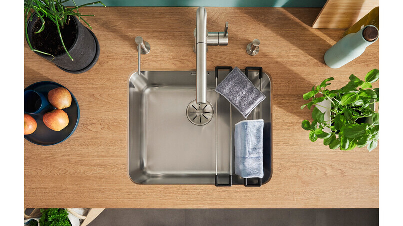 Function and design synergy with BLANCO's new SOLIS stainless steel sink