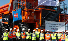 Talvivaara celebrates tenth Hitachi truck