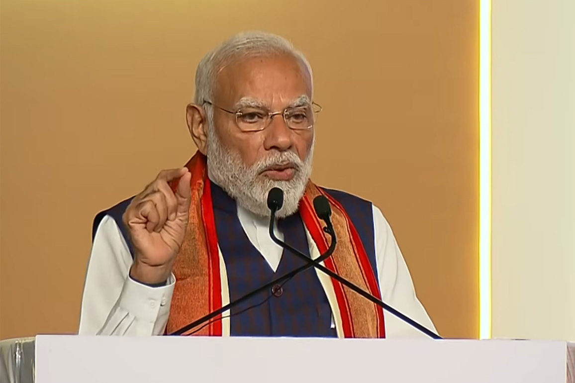 PM Modi inaugurates Rs 9,400 crore projects in Hyderabad, says "India running on Reforms Express, building modern infra"