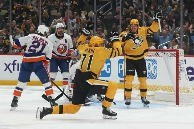 Penguins outlast Islanders to spoil Matthew Schaefer's debut