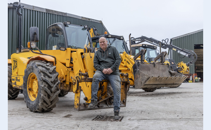 Derbyshire livestock farmer and contractor Neil Green