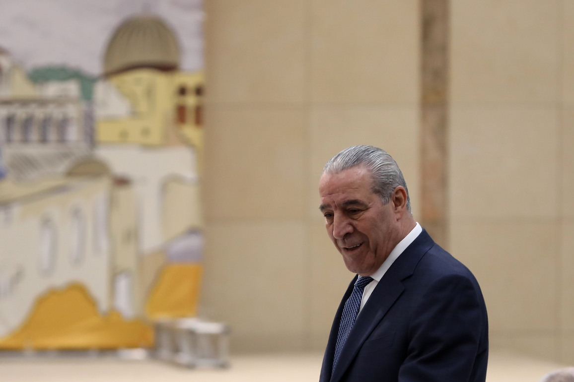 MIDEAST-RAMALLAH-HUSSEIN AL-SHEIKH-PLO-EXECUTIVE COMMITTEE-VICE PRESIDENT-APPOINTMENT