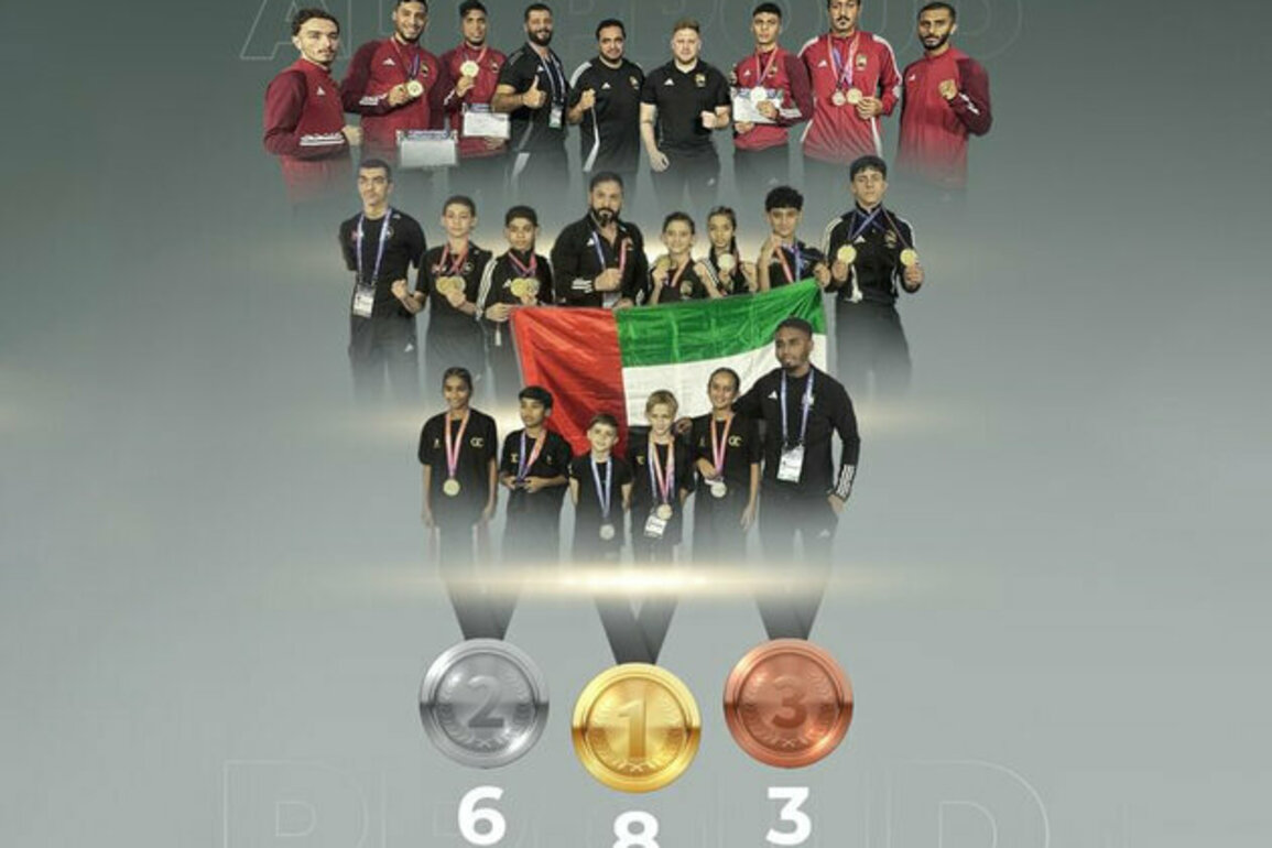 UAE wins 17 medals at Thailand Kickboxing World Cup
