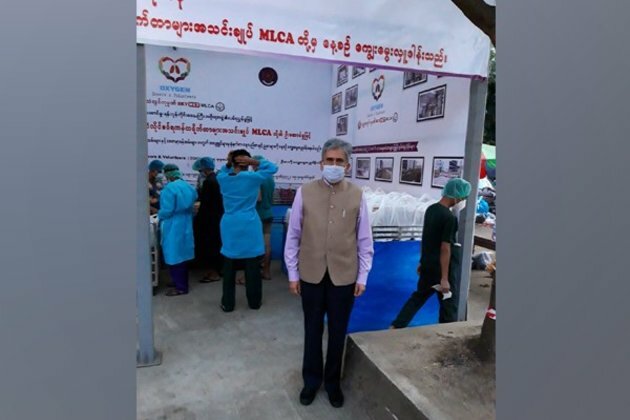 India donates food to Yangon Hospital COVID-19 centre