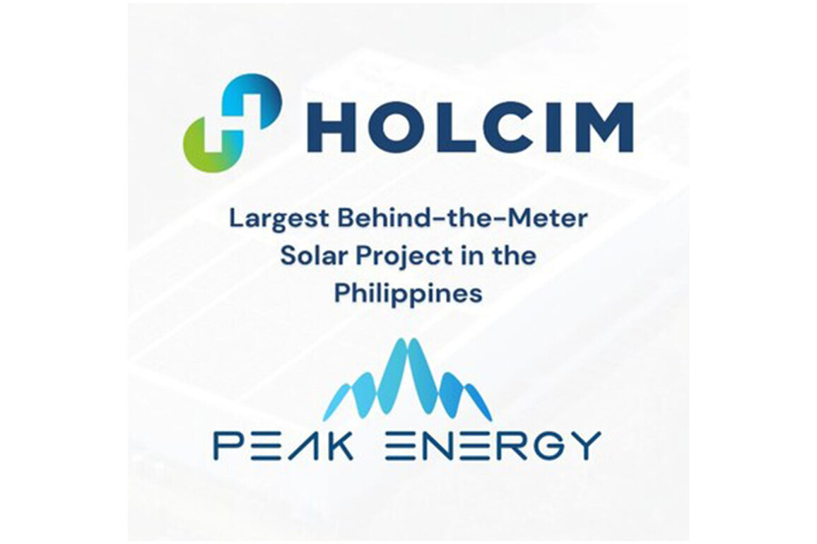 Holcim and Peak Energy Sign Largest Behind-the-Meter Solar Project in the Philippines