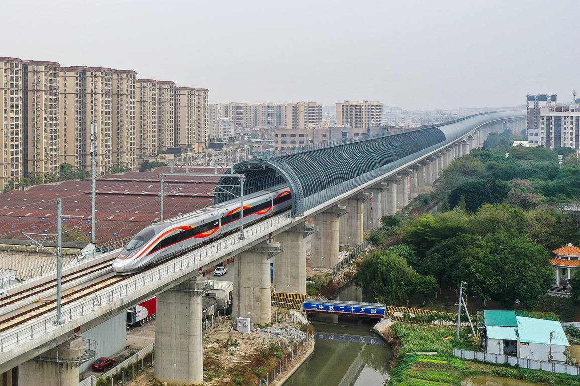 CHINA-GUANGDONG-GUANGZHOU-ZHANJIANG HIGH-SPEED RAILWAY-OPERATION (CN)