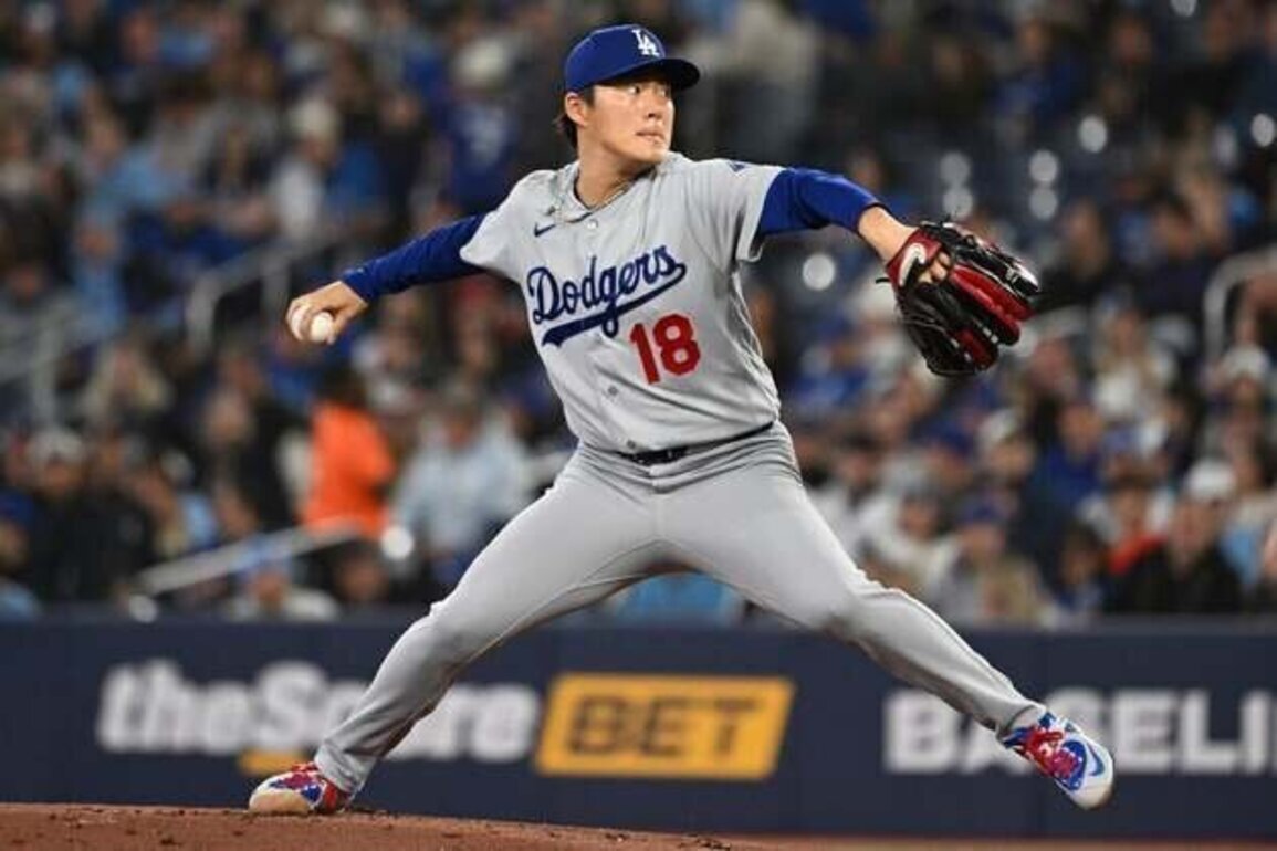 Dodgers' Yoshinobu Yamamoto deals in return to Toronto vs. Blue Jays