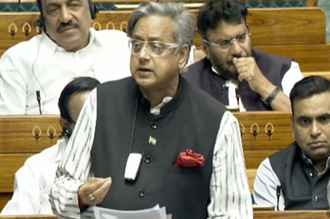 "Will tear fabric of federalism": Cong MP Shashi Tharoor in Lok Sabha, says Delimitation Bill will be political demonetisation, "Don't do it"