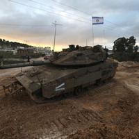 MIDEAST-JENIN-ISRAEL-TANK DIVISION