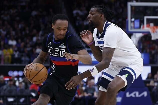 Pistons finish sweep of Timberwolves, close in on East's top seed