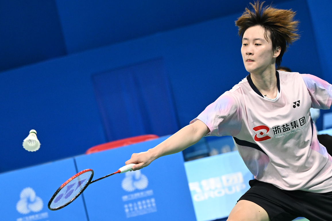 (SP)CHINA-15TH NATIONAL GAMES-BADMINTON-WOMEN'S TEAM (CN)