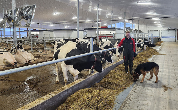 Canadian dairy farmer Eric Mossley