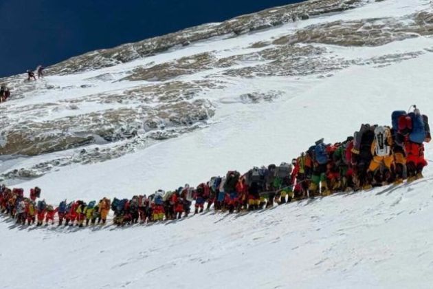 Record 274 climbers scale Everest in a single day from Nepali side