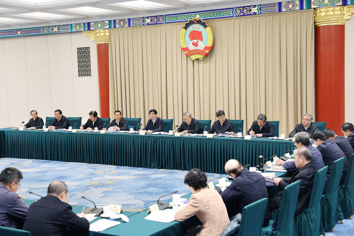 CHINA-BEIJING-WANG HUNING-CPPCC-SYMPOSIUM-ECONOMIC SITUATION (CN)