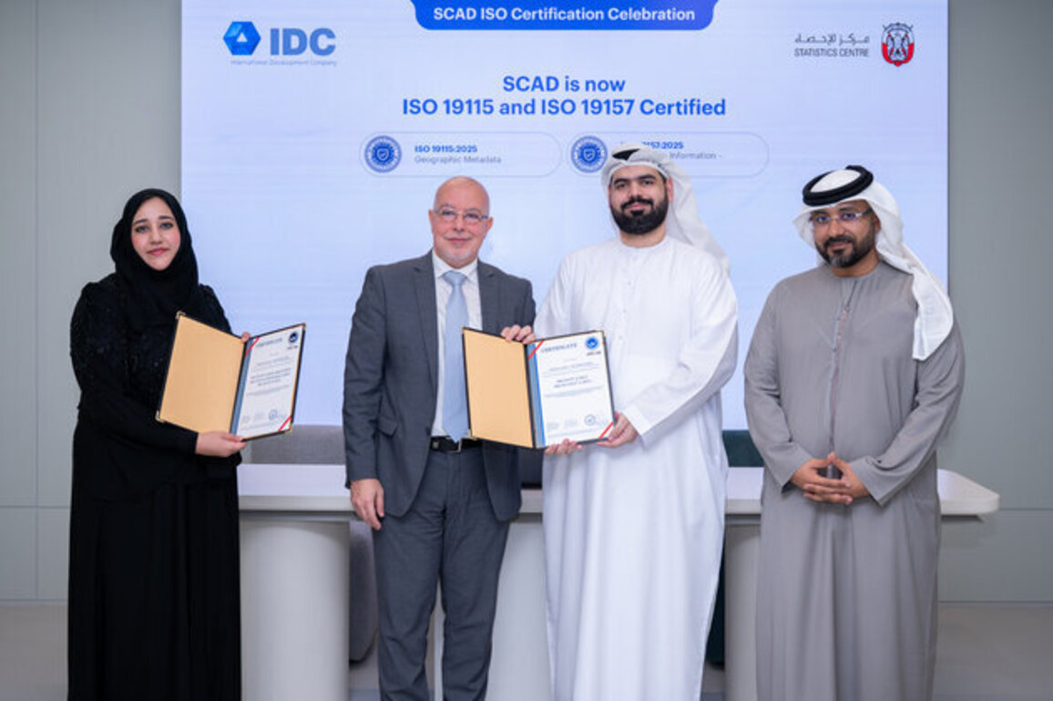 SCAD receives dual ISO certification for geospatial data